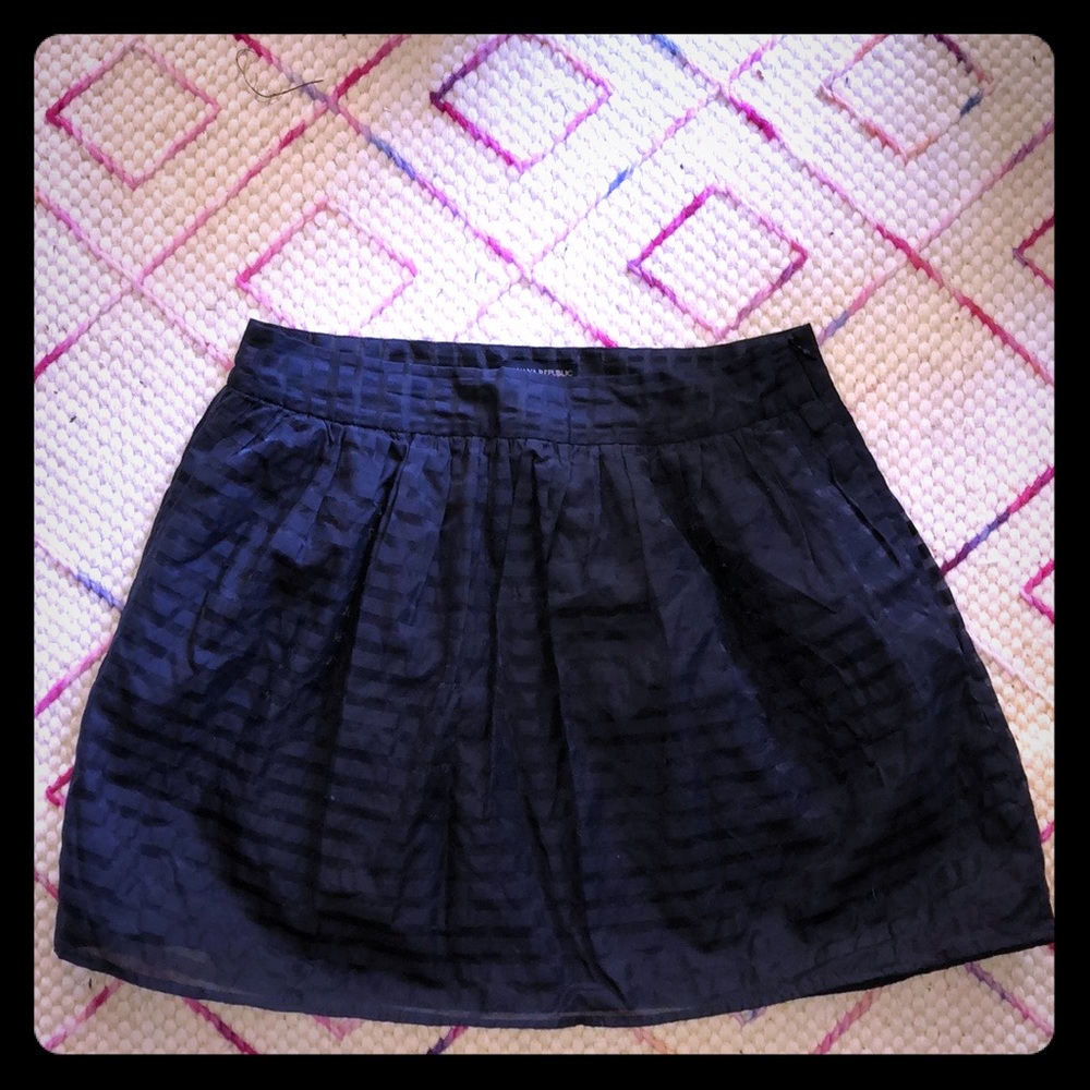 NWT Banana Republic Taffeta Stripe Skirt